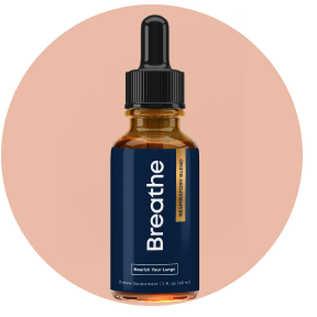 One bottle of Breathe lung support drops — 2 fl oz (60 mL) dropper bottle